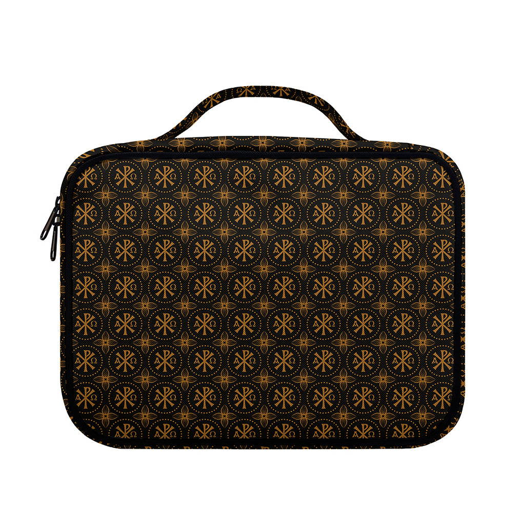 Classic Orthodox Pattern Print Briefcase Bible Bag