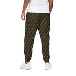 Classic Orthodox Pattern Print Cotton Pants