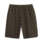Classic Orthodox Pattern Print Cotton Shorts