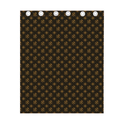 Classic Orthodox Pattern Print Curtain
