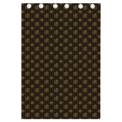 Classic Orthodox Pattern Print Curtain