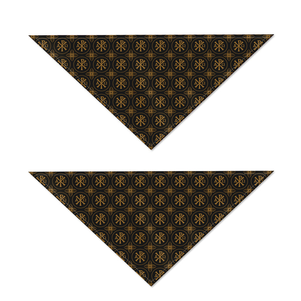 Classic Orthodox Pattern Print Dog Bandana
