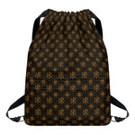 Classic Orthodox Pattern Print Drawstring Backpack