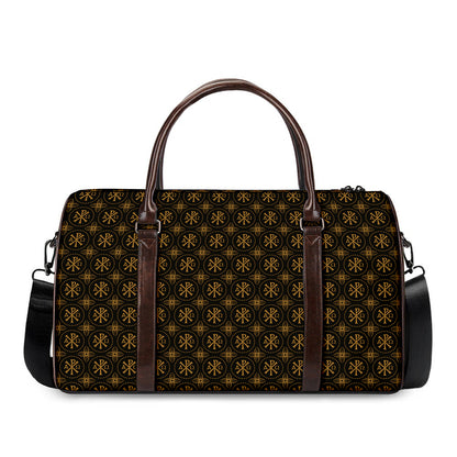 Classic Orthodox Pattern Print Duffle Bag