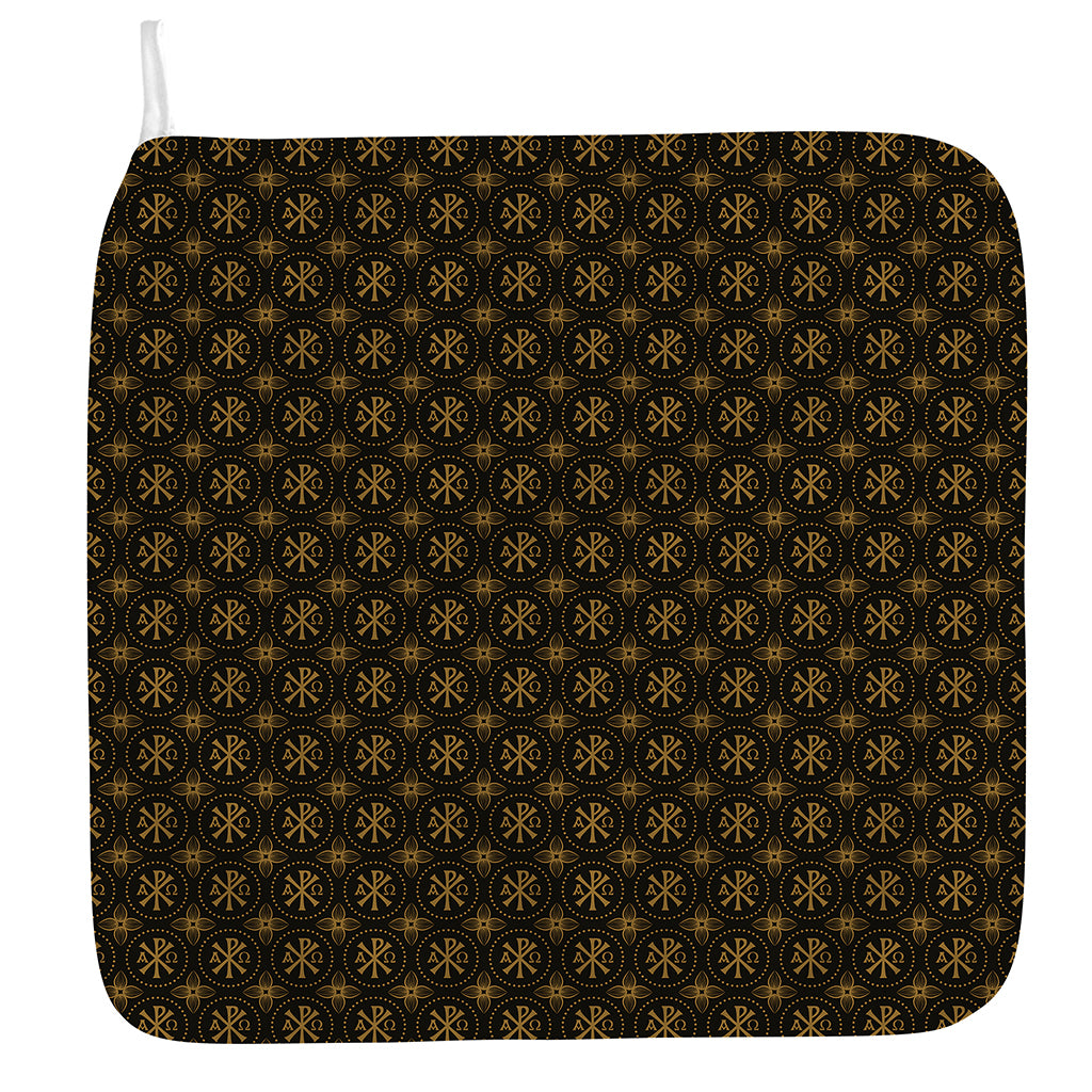 Classic Orthodox Pattern Print Hand Towel