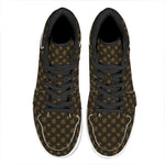 Classic Orthodox Pattern Print High Top Leather Sneakers