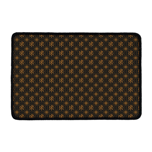Classic Orthodox Pattern Print Kitchen Mat