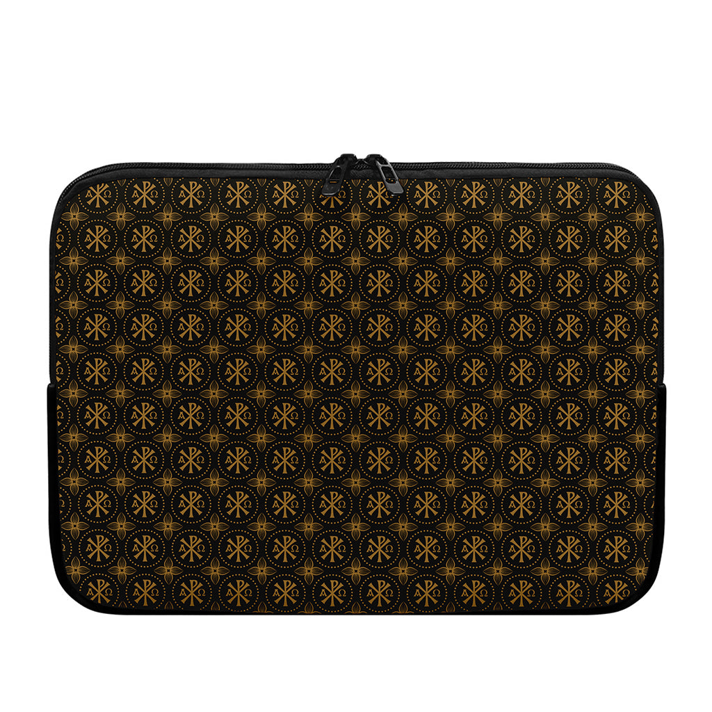 Classic Orthodox Pattern Print Laptop Sleeve