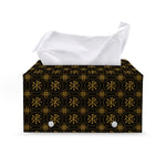 Classic Orthodox Pattern Print Leather Tissue Box Cover