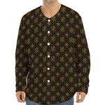 Classic Orthodox Pattern Print Long Sleeve Baseball Jersey
