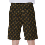 Classic Orthodox Pattern Print Men's Beach Shorts