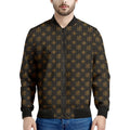 Classic Orthodox Pattern Print Men's Bomber Jacket