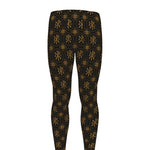 Classic Orthodox Pattern Print Men's leggings