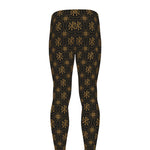Classic Orthodox Pattern Print Men's leggings
