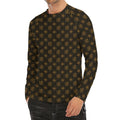 Classic Orthodox Pattern Print Men's Long Sleeve Rash Guard