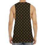 Classic Orthodox Pattern Print Men's Muscle Tank Top