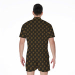 Classic Orthodox Pattern Print Men's Rompers