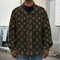 Classic Orthodox Pattern Print Men's Shirt Jacket