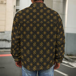 Classic Orthodox Pattern Print Men's Shirt Jacket