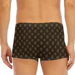 Classic Orthodox Pattern Print Men's Short Boxer Briefs