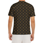 Classic Orthodox Pattern Print Men's Short Sleeve Rash Guard