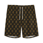 Classic Orthodox Pattern Print Men's Sports Shorts