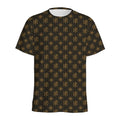 Classic Orthodox Pattern Print Men's Athletic T-Shirt