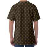 Classic Orthodox Pattern Print Men's Velvet T-Shirt