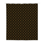 Classic Orthodox Pattern Print Polyester Shower Curtain