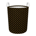 Classic Orthodox Pattern Print Round Laundry Basket