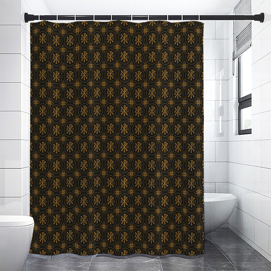 Classic Orthodox Pattern Print Shower Curtain