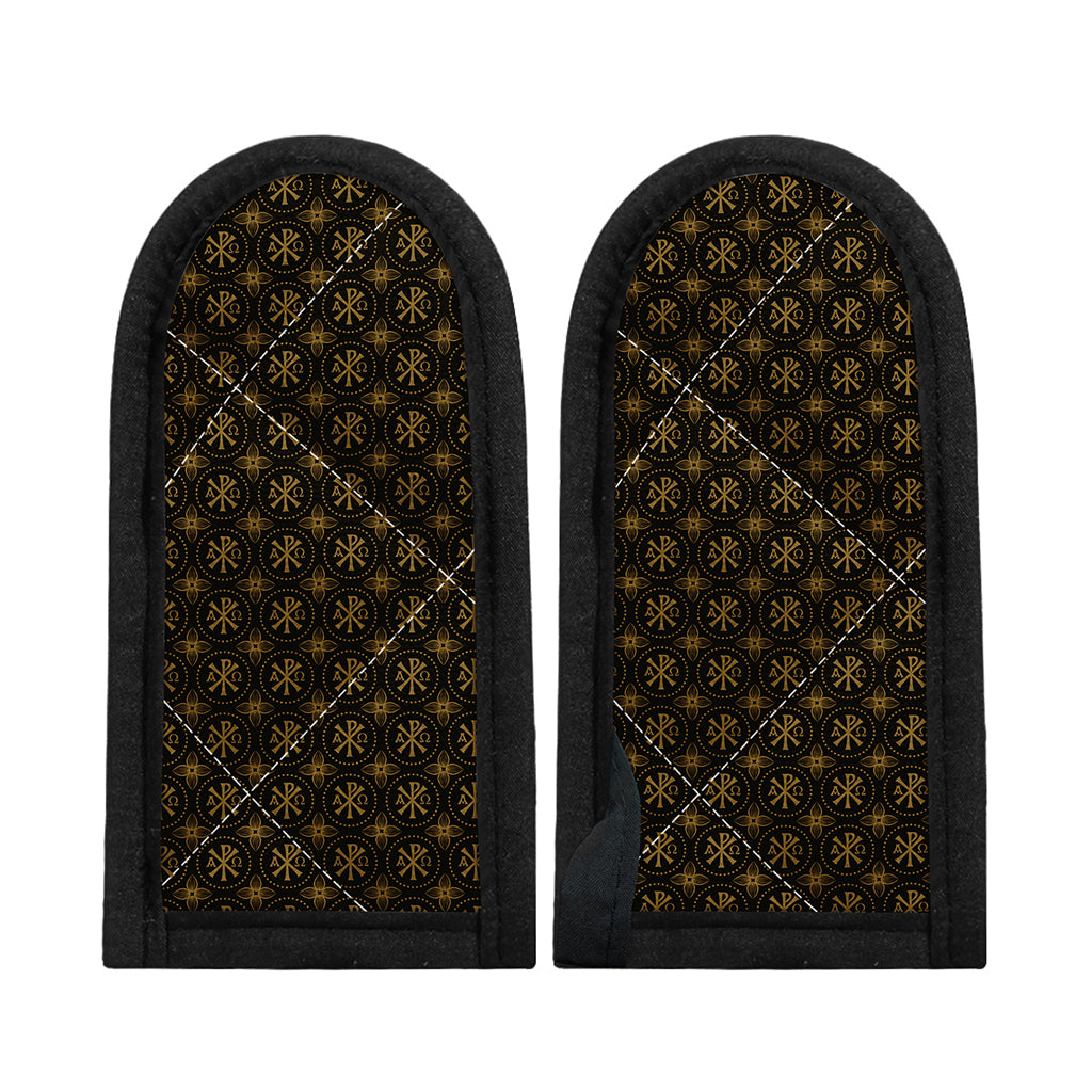 Classic Orthodox Pattern Print Skillet Handle Cover