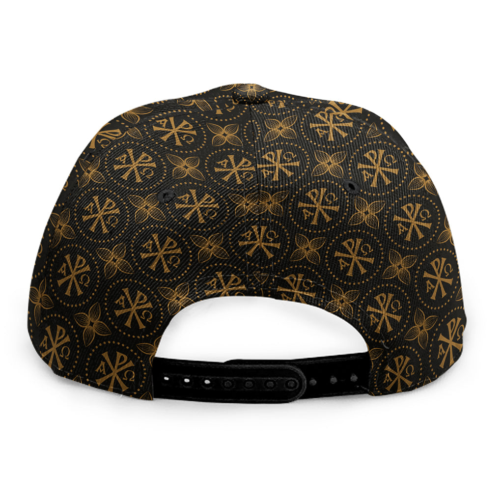 Classic Orthodox Pattern Print Snapback Cap
