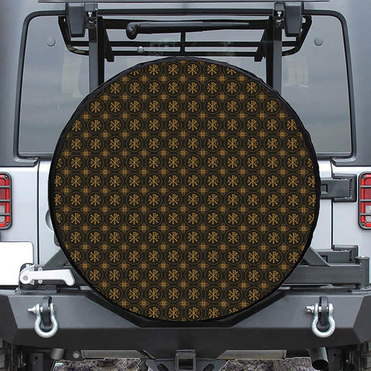 Classic Orthodox Pattern Print Tire Cover