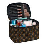 Classic Orthodox Pattern Print Travel Makeup Bag