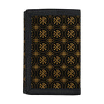 Classic Orthodox Pattern Print Trifold Wallet