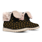 Classic Orthodox Pattern Print Winter Boots