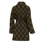 Classic Orthodox Pattern Print Women's Bathrobe
