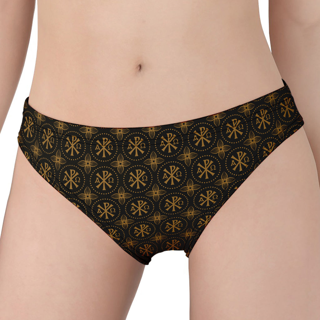 Classic Orthodox Pattern Print Women's Panties