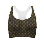 Classic Orthodox Pattern Print Women's Sports Bra