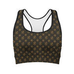 Classic Orthodox Pattern Print Women's Sports Bra