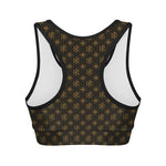 Classic Orthodox Pattern Print Women's Sports Bra