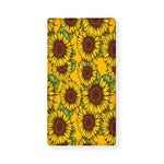 Classic Vintage Sunflower Pattern Print Baby Crib Sheet
