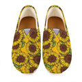 Classic Vintage Sunflower Pattern Print Casual Shoes