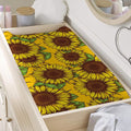 Classic Vintage Sunflower Pattern Print Changing Pad Cover