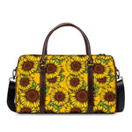 Classic Vintage Sunflower Pattern Print Duffle Bag