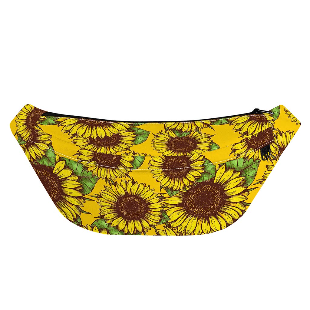 Classic Vintage Sunflower Pattern Print Fanny Pack