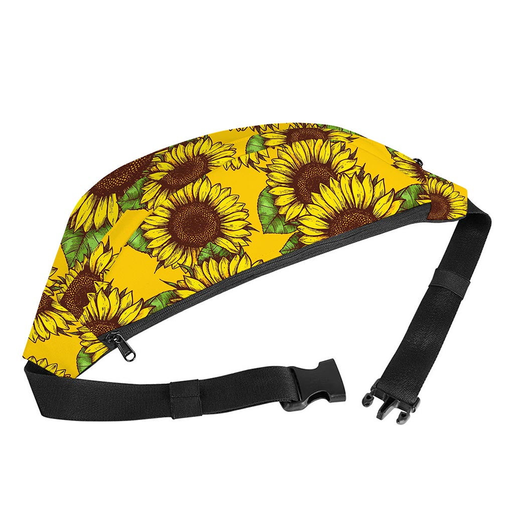 Classic Vintage Sunflower Pattern Print Fanny Pack