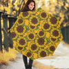 Classic Vintage Sunflower Pattern Print Foldable Umbrella