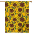 Classic Vintage Sunflower Pattern Print House Flag